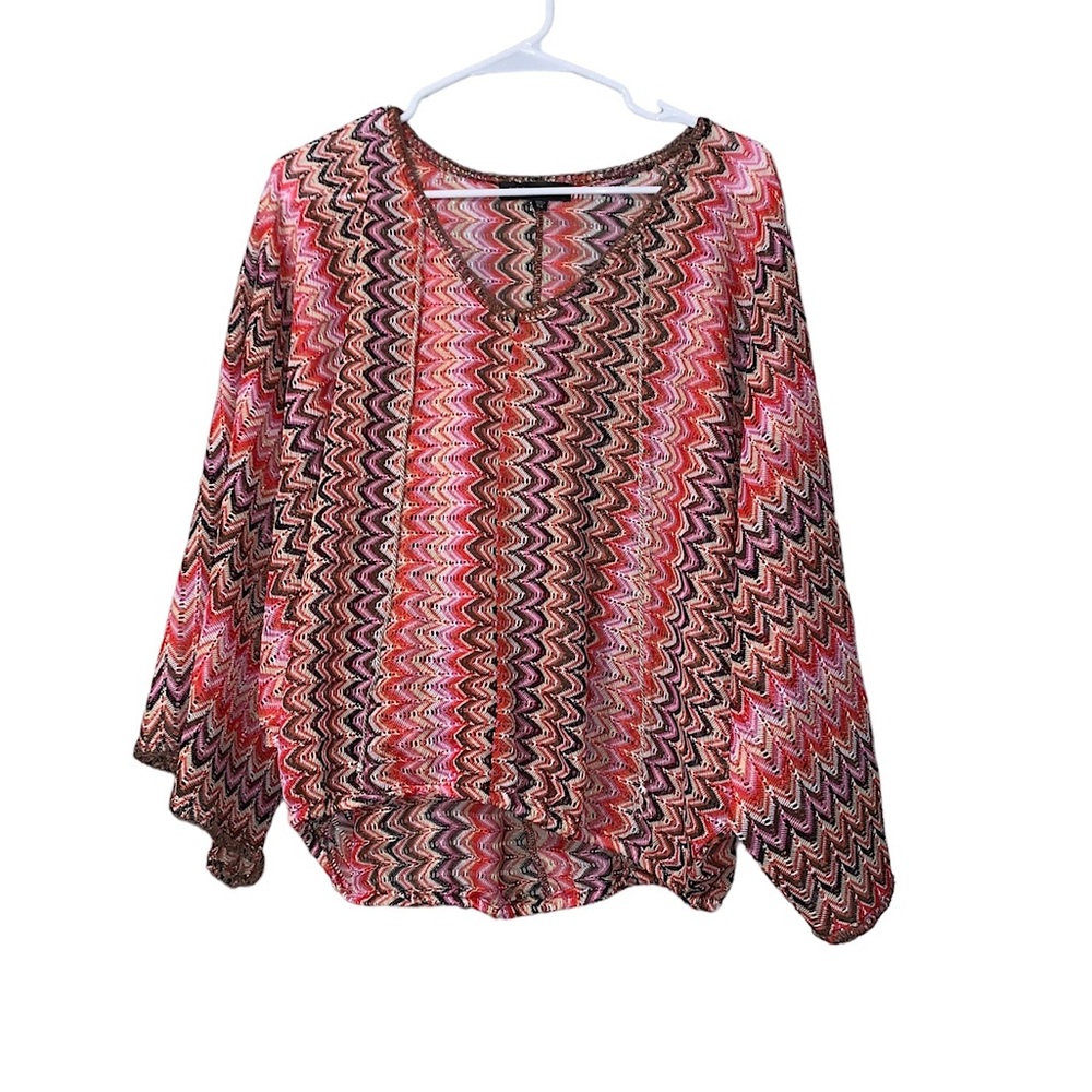 Sanctuary colorful mesh top